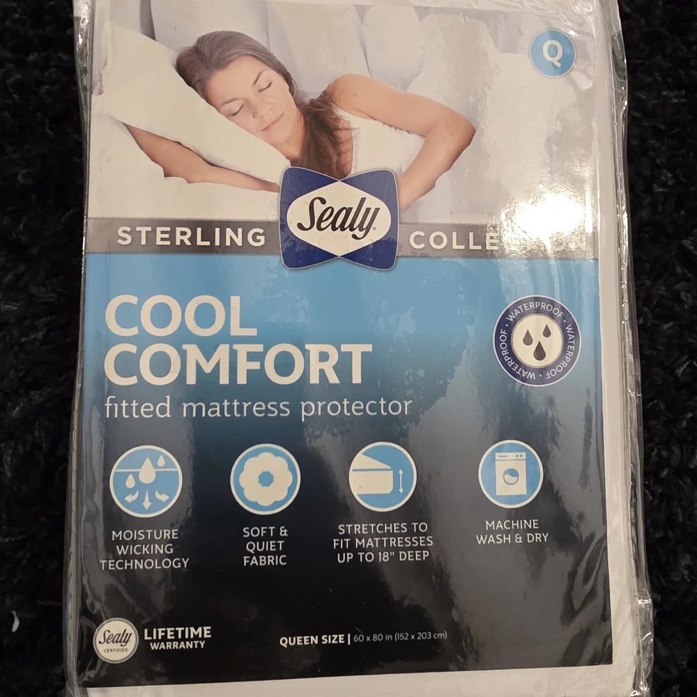 Sealy Sterling Collection Mattress Protector - White